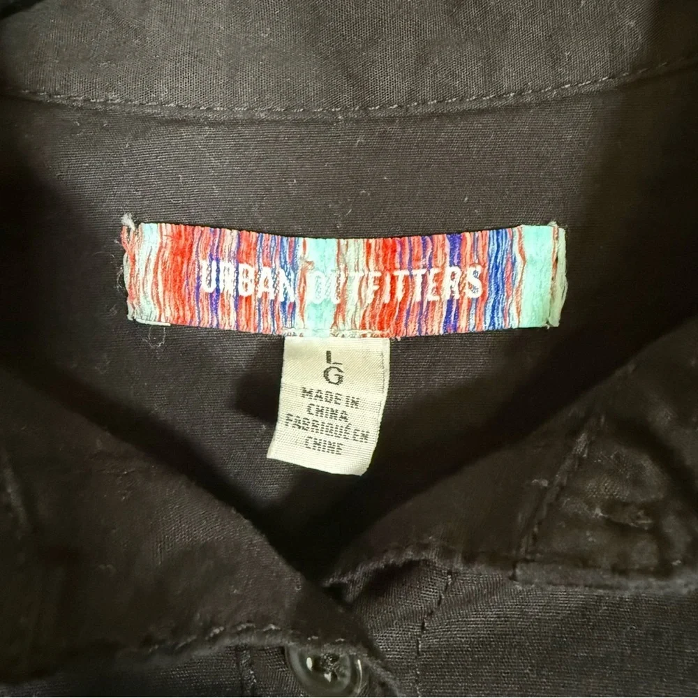 Urban Outfitters Taurus Witchy Corset Shirt Dress Black Size Large - Picture 6 of 9